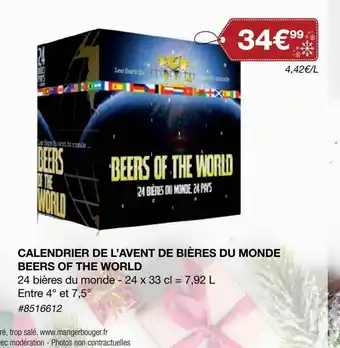 Calendrier De L'avent De BiĂšres Du Monde Beers Of The World