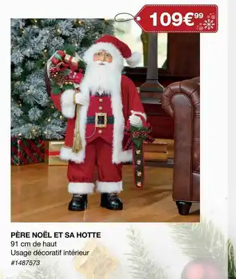 Père Noël Et Sa Hotte