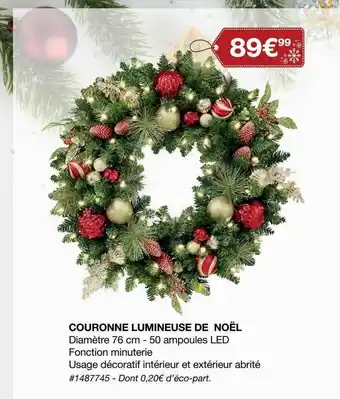Couronne Lumineuse De Noël
