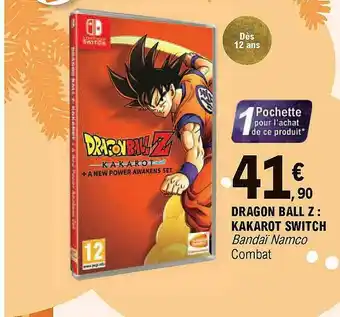 Dragon Ball Z : Kakarot Switch Bandaï Namco Combat