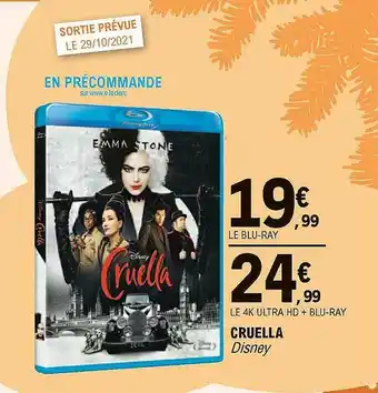 E.Leclerc Cruella Disney offre