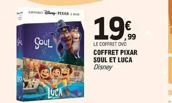 E.Leclerc Coffret Pixar Soul Et Luca Disney offre