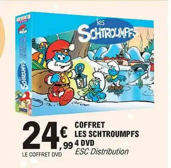 E.Leclerc Coffret Les Schtroumpfs 4 Dvd offre