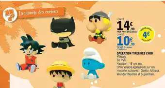 E.Leclerc Opération Tirelires Chibi Plastoy offre