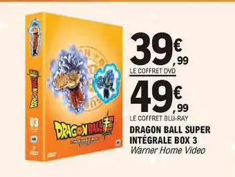 E.Leclerc Dragon Ball Super Intégrale Box 3 offre