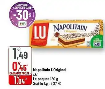 Napolitain L'original Lu