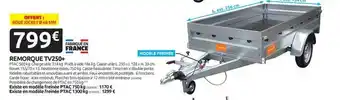Rural Master Remorque Tv250+ offre