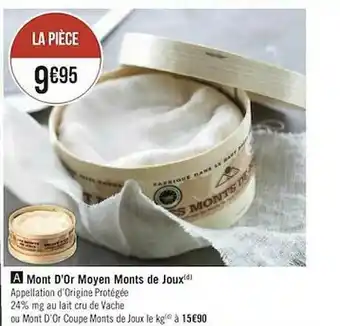 Géant Casino Mont D'or Moyen Monts De Joux offre