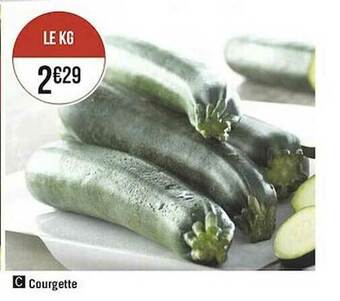 Géant Casino Courgette offre