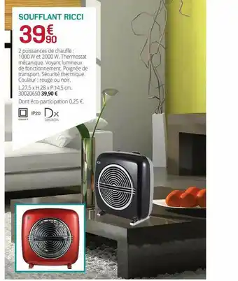Gedimat Soufflant Ricci offre