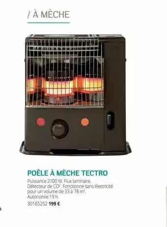 Poêle à Mèche Tectro