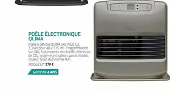 Poêle électronique Qlima