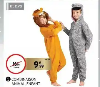 Intermarché Combinaison Animal Enfant offre