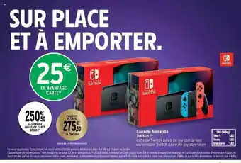 Intermarché Console Nintendo Switch offre