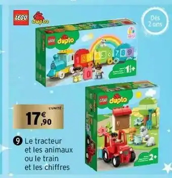 Intermarché Le Tracteur Et Les Animaux Ou Le Train Et Les Chiffres offre