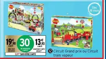 Circuit Grand Prix Ou Circuit Train Vapeur