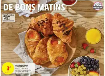 Intermarché Contact Croissants Aux Abricots X 4 offre
