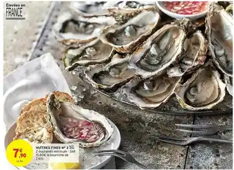 Intermarché Hyper Huîtres Fines N°3 offre