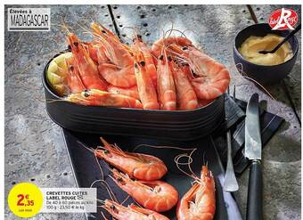 Intermarché Hyper Crevettes Cuites offre