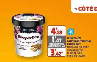 Coccinelle Supermarché Crème Glacée Obsessions Collection Häagen-dazs offre