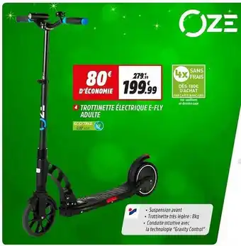 Intersport Trottinette électrique E-fly Adulte offre