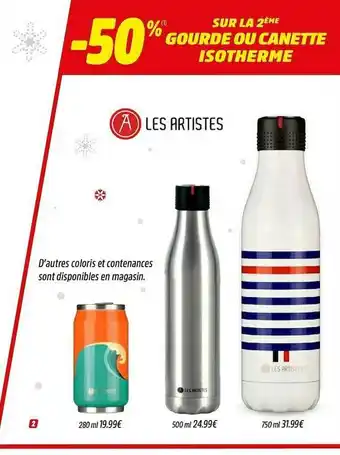Intersport Gourde Ou Canette Isotherme offre