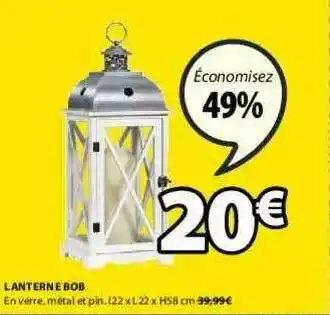 JYSK Lanterne Bob offre