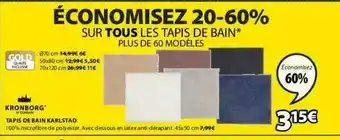 JYSK Tapis De Bain Karlstad Kronborg offre