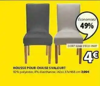 JYSK Housse Pour Chaise Svaleurt offre