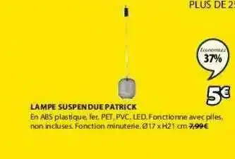 JYSK Lampe Suspendue Patrick offre