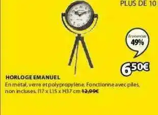 Horloge Emanuel