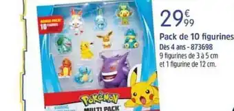 King Jouet Pack De 10 Figurines offre