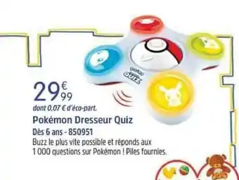 Pokémon Dresseur Quiz