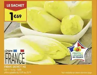 Leader Price Endive Sachet 1 Kg offre