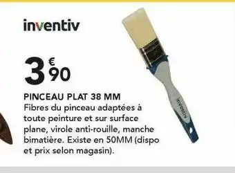 Les Briconautes Pinceau Plat 38 Mm Inventiv offre