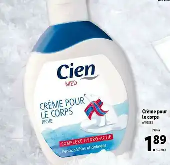 Crème Pour Le Corps