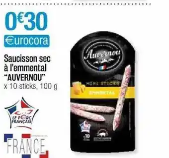 Saucisson Sec à L'emmental