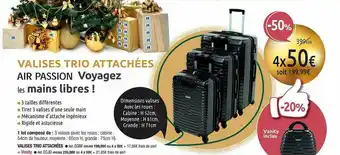 Valises Trio Attachées