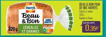 Match Beau & Bon Pain De Mie Harrys offre