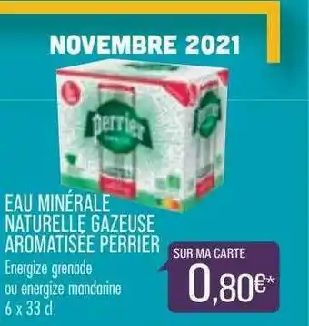 Match Eau Minérale Naturelle Gazeuse Aromatisée Perrier offre