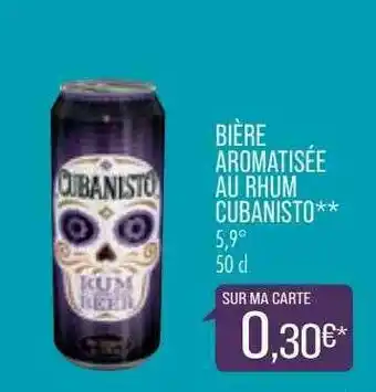 Match Bière Aromatisée Au Rhum Cubanisto offre