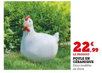 Hyper U Poule en céramique offre