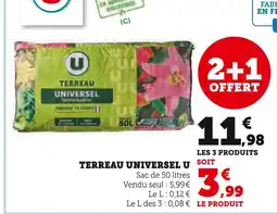 Hyper U U Terreau universel offre