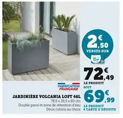 Hyper U Jardinière volcania loft 46l offre