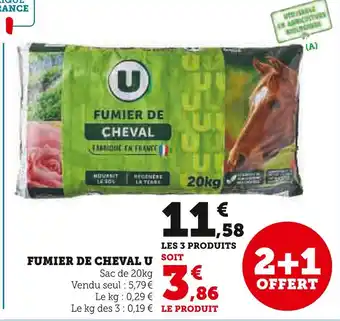 Hyper U U Fumier de cheval offre