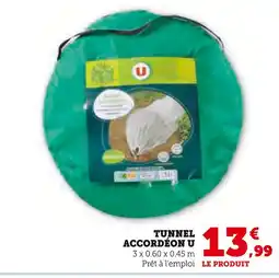 Hyper U U Tunnel accordéon offre