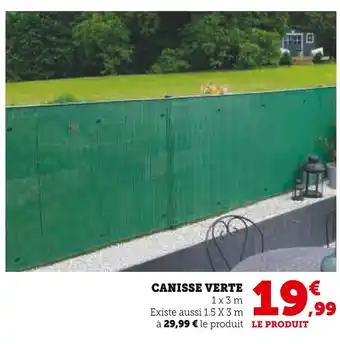 Hyper U Canisse Verte offre