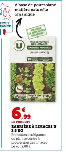 Hyper U U Barrière à limaces 2.5 kg offre