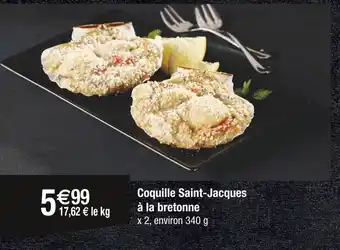 Carrefour Coquille Saint-Jacques à la bretonne offre