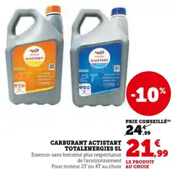 Hyper U TOTALENERGIES Carburant Actistart 5L offre